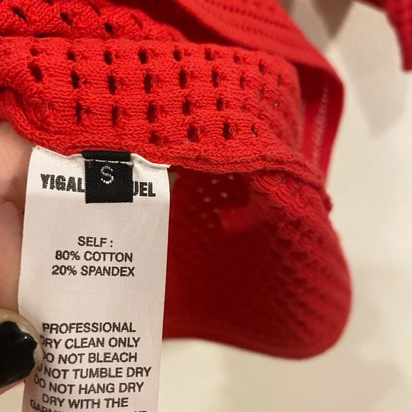 Yigal Azrouel Perforated Sweater Size Small EUC - Picture 4 of 5